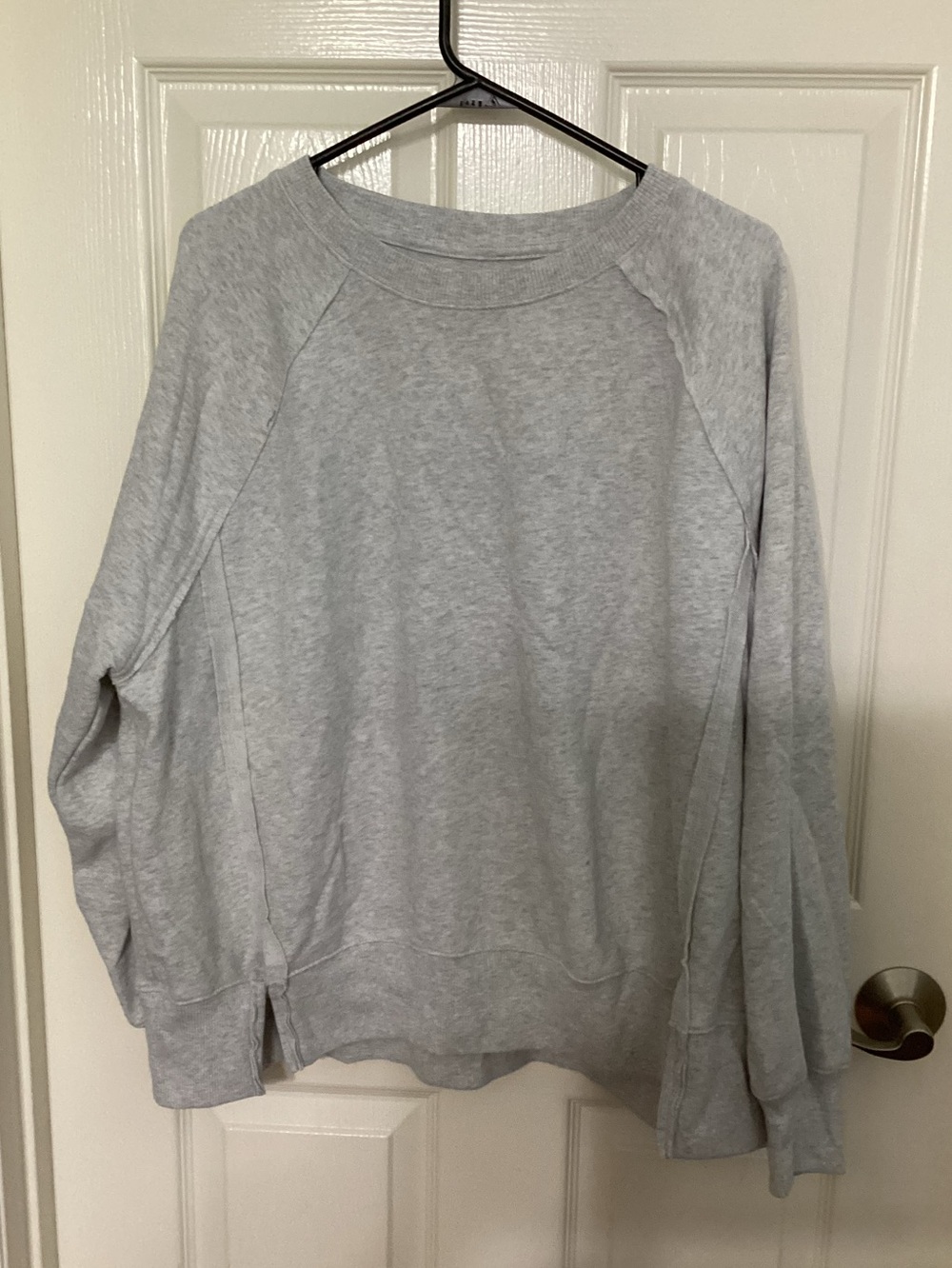 American Eagle Grey This Feels Seriously Lived In Sweatshirt Women’s Medium